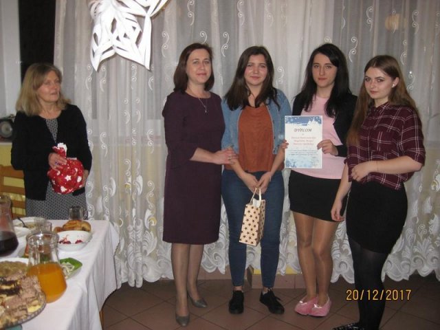 Wieczór wigilijny w Internacie    